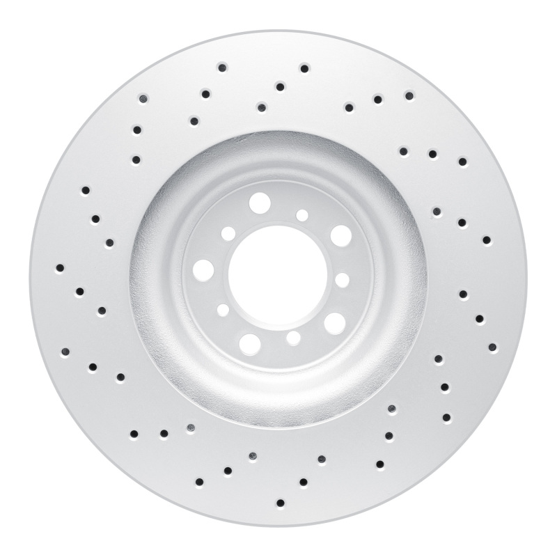 BMW M2 Brake Rotor (1) - Right Front - R1 Concepts - GeoSPEC Coated Rotor - Drilled - `15-`20